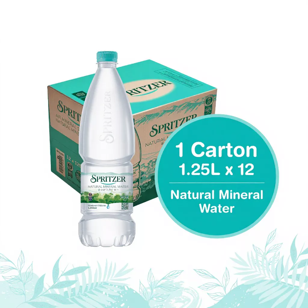 1-1 Spritzer Natural Mineral Water (1250ML X 12) - Image 1
