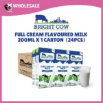 [200MLx24] SEKATON Susu UHT Bright Cow - Penuh Krim/Coklat/Strawberi 200ml 24 paket Milk - Image 5